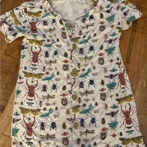 Kate Quinn Insect Print Button Down Shirt - Multicolor